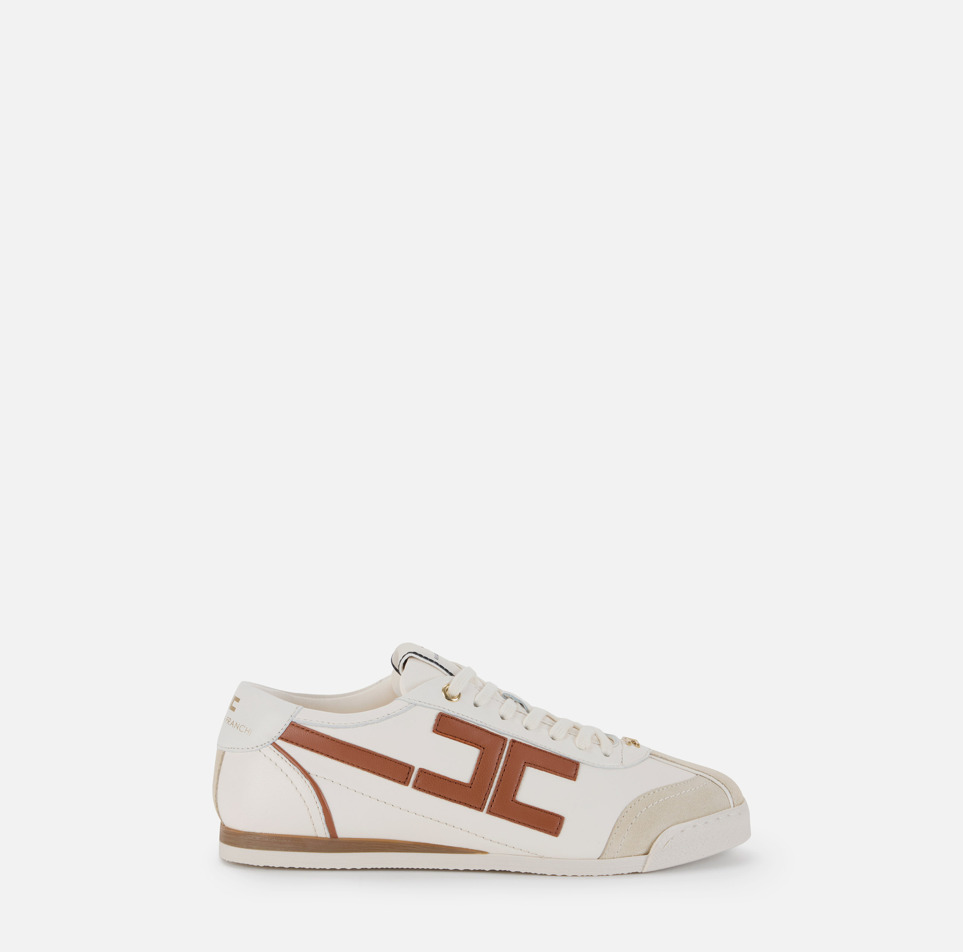 Sneakers en cuir avec détail logo