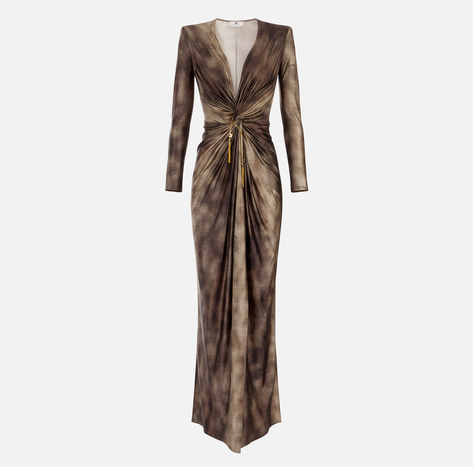 Robe Red Carpet en lycra avec imprimé python
