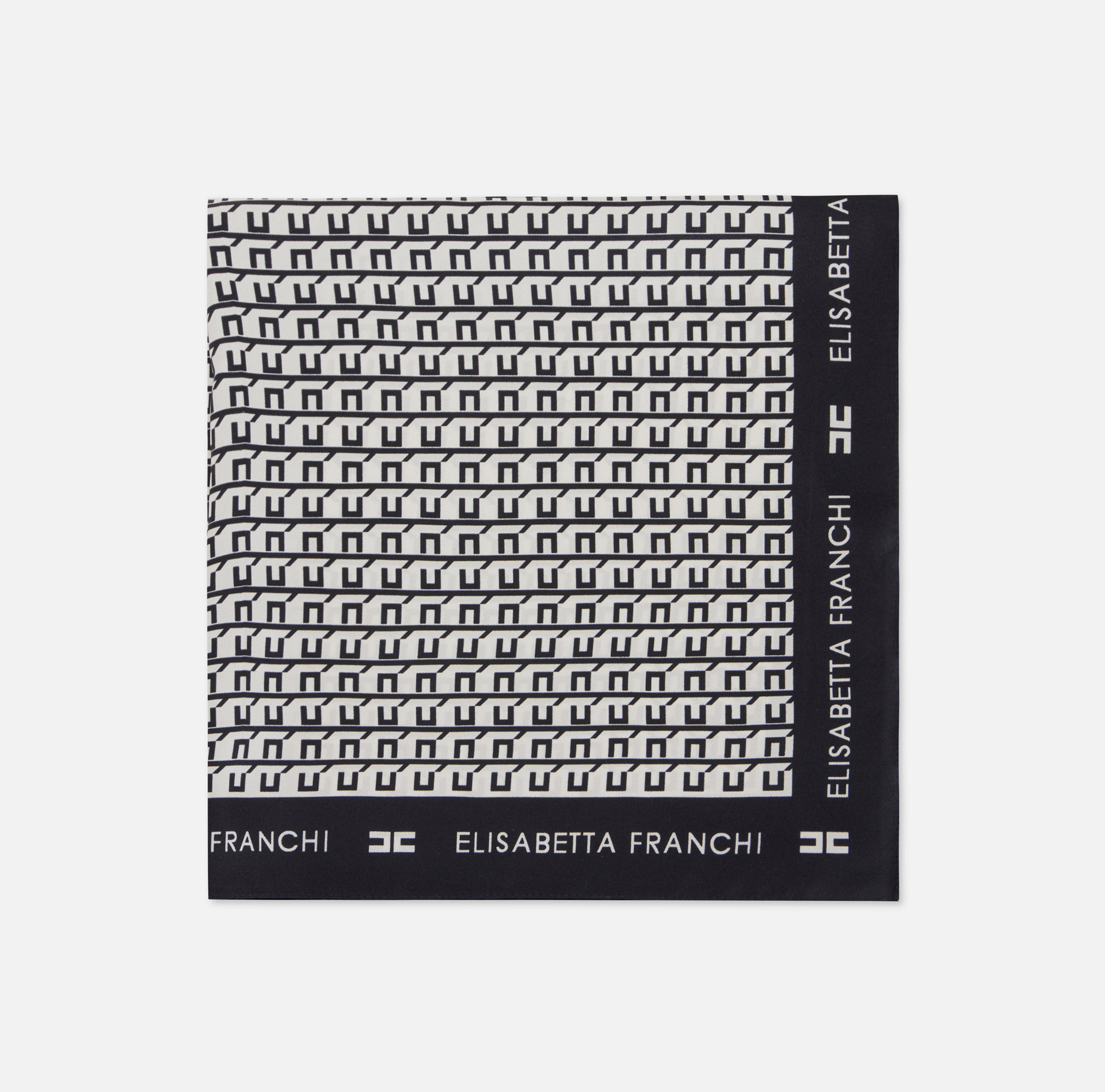 Foulard en twill de soie avec imprimé