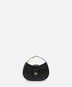 Mini-sac hobo avec logo en métal