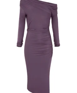 ASYMMETRIC JERSEY DRESS