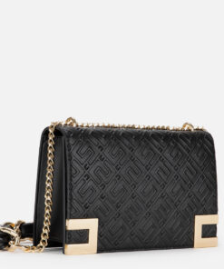 Sac hobo de taille moyenne avec logo en métal