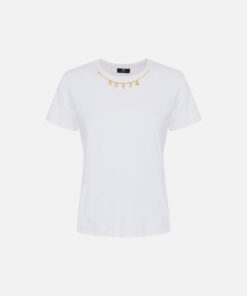 T-shirt en jersey avec accessoire breloques