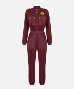 Combinaison en molleton avec poches en nylon technique