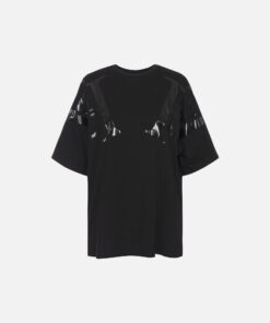 T-shirt en jersey avec maxi logo sur les manches