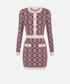 Mini-robe logo jacquard